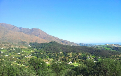 La ubicación del valle con el mar Mediterráneo cerca